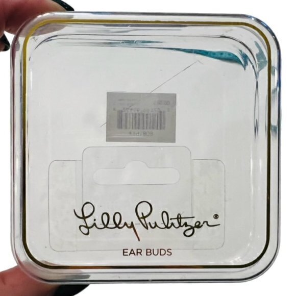 BUNDLE 3 FOR $18 LILLY PULITZER EARBUDS Volume Control Blue and White Designer - Picture 8 of 8